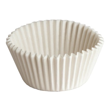 HOFFMASTER Fluted Bake Cup, 3", White, PK500 610079